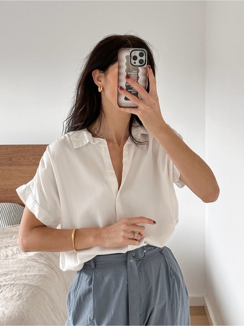 Vintage Wash Quince Camp Shirt Tencel